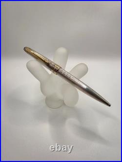 Montblanc Solitaire Sterling Silver 925 Barley 164 Ballpoint Pen Used