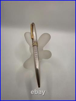 Montblanc Solitaire Sterling Silver 925 Barley 164 Ballpoint Pen Used