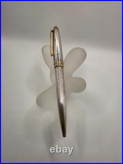Montblanc Solitaire Sterling Silver 925 Barley 164 Ballpoint Pen Used