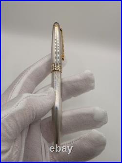 Montblanc Solitaire Sterling Silver 925 Barley 164 Ballpoint Pen Used