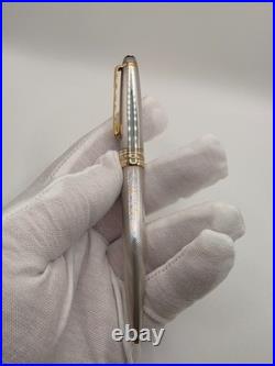 Montblanc Solitaire Sterling Silver 925 Barley 164 Ballpoint Pen Used