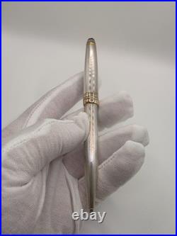 Montblanc Solitaire Sterling Silver 925 Barley 164 Ballpoint Pen Used