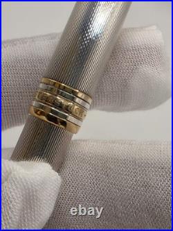 Montblanc Solitaire Sterling Silver 925 Barley 164 Ballpoint Pen Used