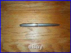 Montblanc Solitaire Sterling Silver Ballpoint Pen Germany