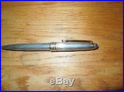 Montblanc Solitaire Sterling Silver Ballpoint Pen Germany
