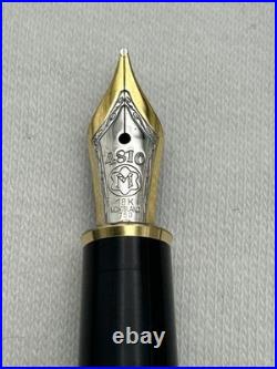 Montblanc Solitaire Sterling Silver Pinstripe, 144 Fountain Pen-VG condition