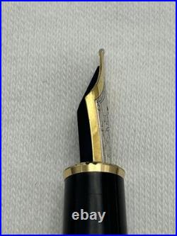 Montblanc Solitaire Sterling Silver Pinstripe, 144 Fountain Pen-VG condition