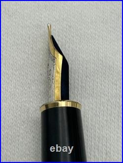 Montblanc Solitaire Sterling Silver Pinstripe, 144 Fountain Pen-VG condition