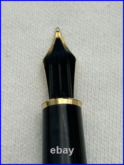 Montblanc Solitaire Sterling Silver Pinstripe, 144 Fountain Pen-VG condition