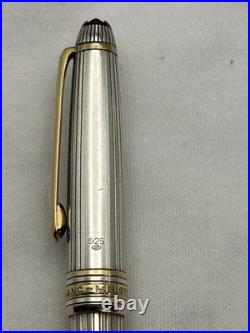 Montblanc Solitaire Sterling Silver Pinstripe, 164 Ballpoint Pen-VG condition