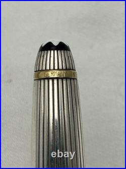 Montblanc Solitaire Sterling Silver Pinstripe, 164 Ballpoint Pen-VG condition