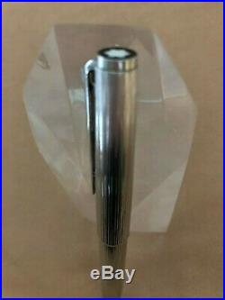 Montblanc Sterling Silver. 925 Pinstripe Ballpoint Pen