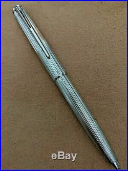Montblanc Sterling Silver. 925 Pinstripe Ballpoint Pen