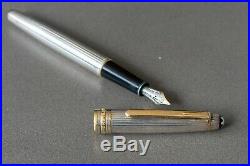 Montblanc Sterling Silver Meisterstuck Fountain Pen