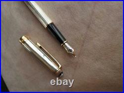 Montblanc fountain pen Meisterstuck Solitaire 1448 Sterling Silver Nib18K/M