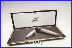 Montblanc fountain pen Solitaire 1468 Sterling Silver Le Grand Nib F