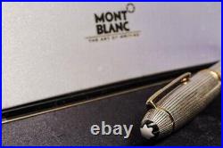 Montblanc fountain pen Solitaire 1468 Sterling Silver Le Grand Nib F