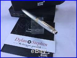 Montblanc meisterstuck 146 legrand solitaire sterling silver fountain pen