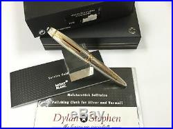 Montblanc meisterstuck 146 legrand solitaire sterling silver fountain pen NEW
