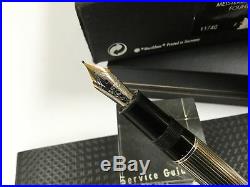 Montblanc meisterstuck 146 legrand solitaire sterling silver fountain pen NEW