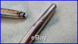Montblanc solitaire 925 sterling silver roller ball pen
