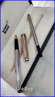Montblanc solitaire 925 sterling silver roller ball pen