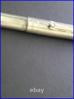 Montegrappa 1912 Vintage Sterling Silver Pin Stripe Mini Ballpoint Pen RARE
