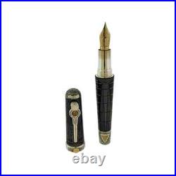 Montegrappa Alchemist Sterling Silver Fountain Pen 18k Gold Nib Limited Ed $7300