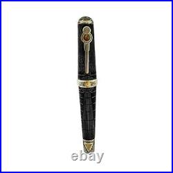 Montegrappa Alchemist Sterling Silver Fountain Pen 18k Gold Nib Limited Ed $7300