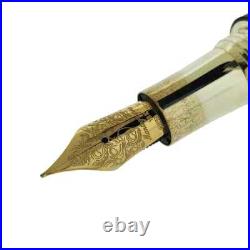 Montegrappa Alchemist Sterling Silver Fountain Pen 18k Gold Nib Limited Ed $7300