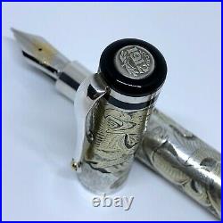 Montegrappa Animalia Limited Edition Sterling Silver Fountain Pen
