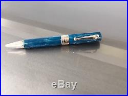 Montegrappa Blue Pearlized 1912 Sterling Silver Ballpoint Pen