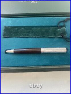 Montegrappa Brown Carmel Resin With Sterling Silver Ballpoint Pen