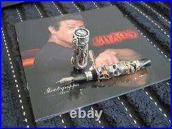 Montegrappa CHAOS Sterling Silver Limited Edition Fountain Pen EF 18kt nib MIB