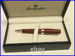 Montegrappa Classica Woodgrain/Sterling Silver Ballpoint Pen