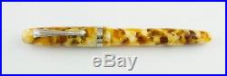 Montegrappa, Elmo Fountain Pen, Honey withSterling Silver Trim