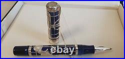 Montegrappa Euro 2002 Sterling Silver Ballpoint Pen in Box