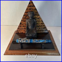 Montegrappa Luxor Blue Nile LE #585/1912 Sterling Silver & 18K Gold Pen