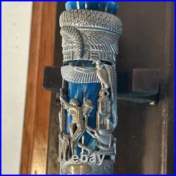 Montegrappa Luxor Blue Nile LE #585/1912 Sterling Silver & 18K Gold Pen