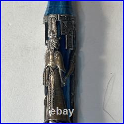 Montegrappa Luxor Blue Nile LE #585/1912 Sterling Silver & 18K Gold Pen