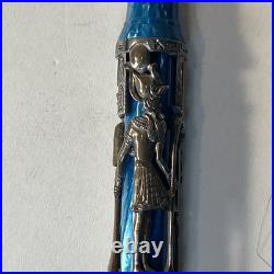 Montegrappa Luxor Blue Nile LE #585/1912 Sterling Silver & 18K Gold Pen