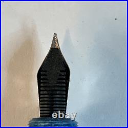 Montegrappa Luxor Blue Nile LE #585/1912 Sterling Silver & 18K Gold Pen