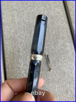 Montegrappa Mediterranean Blue Fountain Pen Sterling Silver Molina Guild