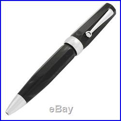 Montegrappa Micra Sterling Silver Charcoal Ballpoint Pen Ismcrbac