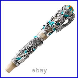 Montegrappa My Guardian Angel Sterling Silver Fountain Pen ISCUA2SW New In Box