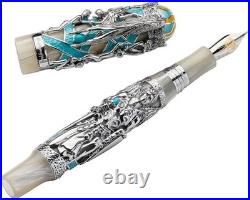 Montegrappa My Guardian Angel Sterling Silver Fountain Pen ISCUA2SW New In Box