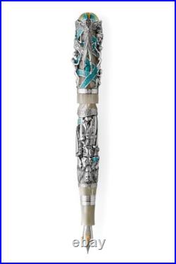 Montegrappa My Guardian Angel Sterling Silver Fountain Pen ISCUA2SW New In Box Montegrappa My Guardian Angel Sterling Silver Fountain Pen ISCUA2SW New In Box