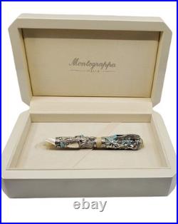 Montegrappa My Guardian Angel Sterling Silver Fountain Pen ISCUA2SW New In Box