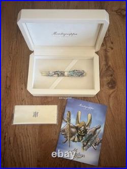 Montegrappa My Guardian Angel Sterling Silver Fountain Pen ISCUA2SW New In Box