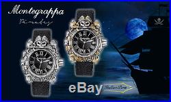 Montegrappa Pirate Watch Sterling Silver Limited Ed Of 02/88 Sealed Box